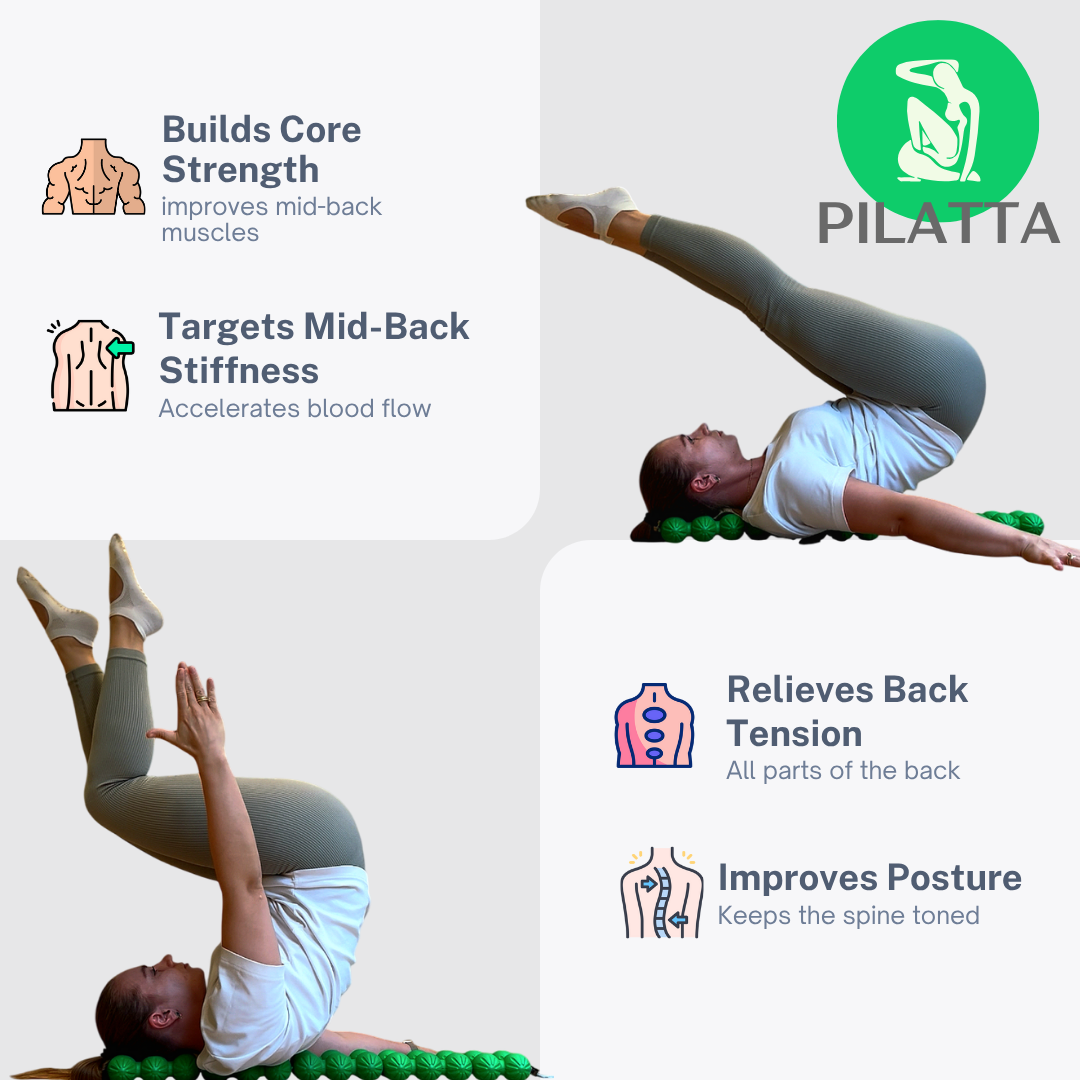 Pilatta SpineFlow - Fitness Massager